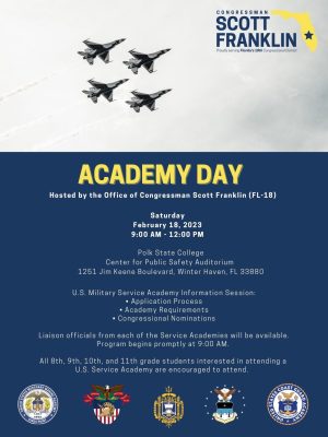 Academy Day on Saturday, February 18th