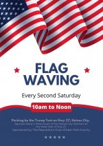 Flag Wave – Every 2nd Saturday 10AM to Noon in Haines City